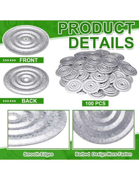 Placas Redondas de Aislamiento Shimeyao 100 Pcs 7.6 cm