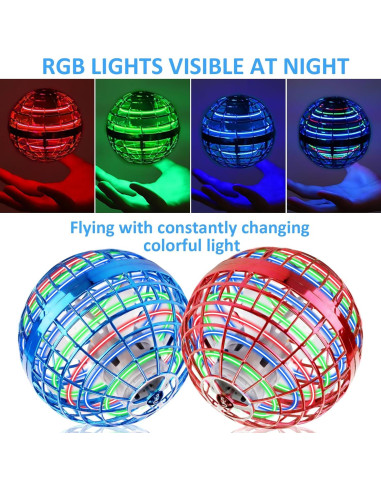 Bola Voladora Interactiva 2024 Dongguan 10cm Azul/Rojo