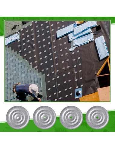 Placas Redondas de Aislamiento Shimeyao 100 Pcs 7.6 cm