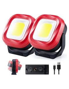 Luz de Trabajo Recargable ORHOMELIFE 1000 Lúmenes 42 LEDs