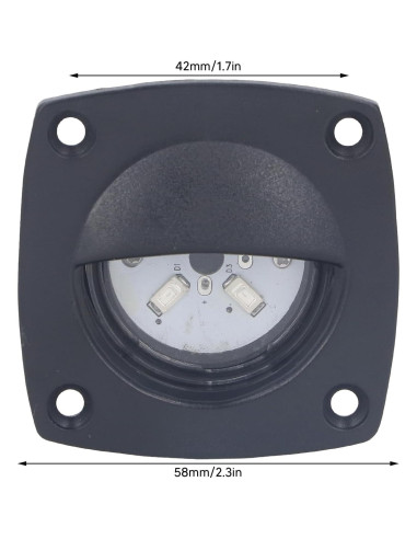 Luz de Pasillo LED ZJchao IP66 58x58mm 10-24V Blanca
