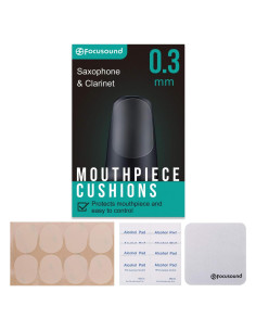 Cojines de Boquilla para Saxofón y Clarinete Focusound 0.3mm