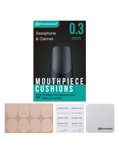 Cojines de Boquilla para Saxofón y Clarinete Focusound 0.3mm