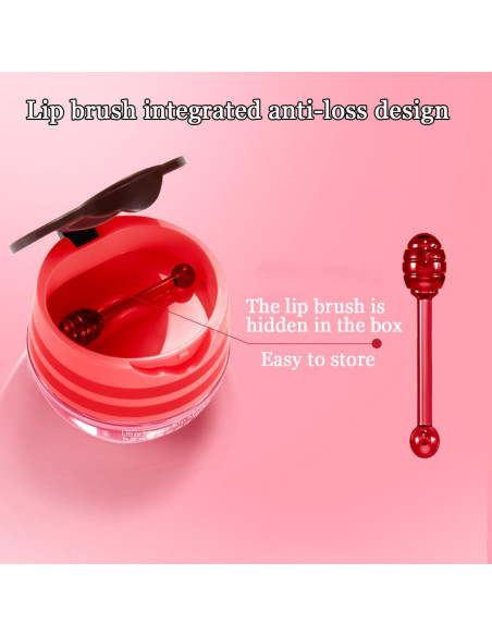 Bálsamo Labial Hidratante WFWJ Tarro de Miel y Fresa 68g