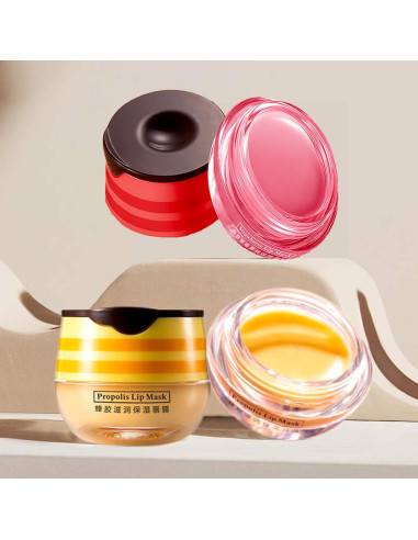 Bálsamo Labial Hidratante WFWJ Tarro de Miel y Fresa 68g