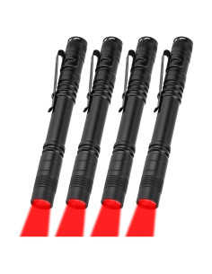 Linterna LED Roja GaiGaiMall - Paquete de 4, 13.3 cm