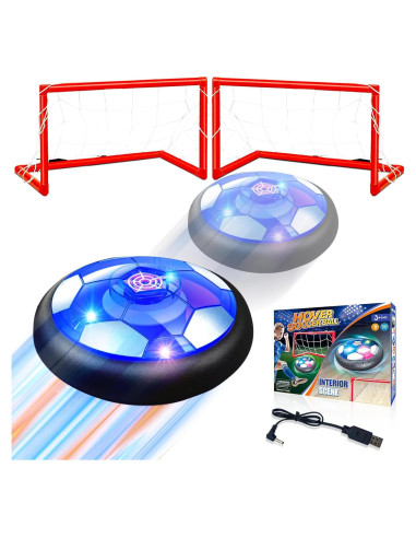 Juguete de Fútbol Flotante Linkowin con Luz LED y Parachoques