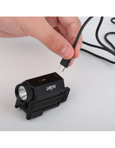 Pistola Láser Verde HiLight P10GL con Linterna 500 Lúmenes USB