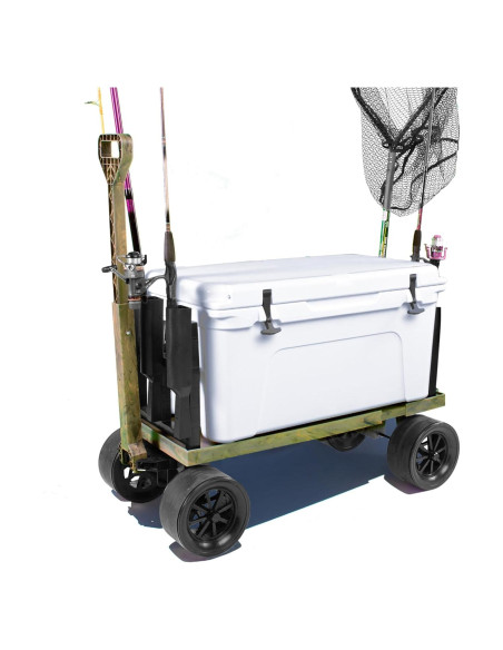 Carro Plegable Mighty Max para Exterior 113.4kg Camo