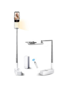 Soporte Plegable para Selfie Woumlaiy con Luz LED 360