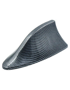 Antena de Señal FM/AM para Auto X AUTOHAUX Fibra Carbono 12V