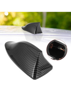 Antena de Señal FM/AM para Auto X AUTOHAUX Fibra Carbono 12V 2