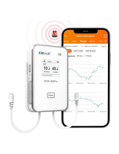 Monitoreo de Temperatura y Humedad Elitech RCW-360Pro 4G