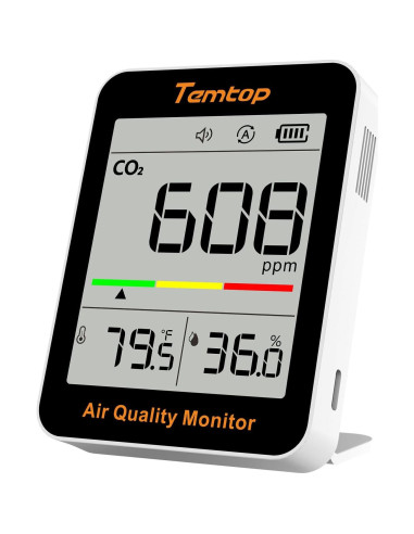 Kit de Monitoreo de Calidad del Aire Temtop LKC-1000S y C1