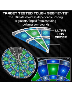 Tablero de Dardos Electrónico Viper Ion 39.37 cm Iluminado 2