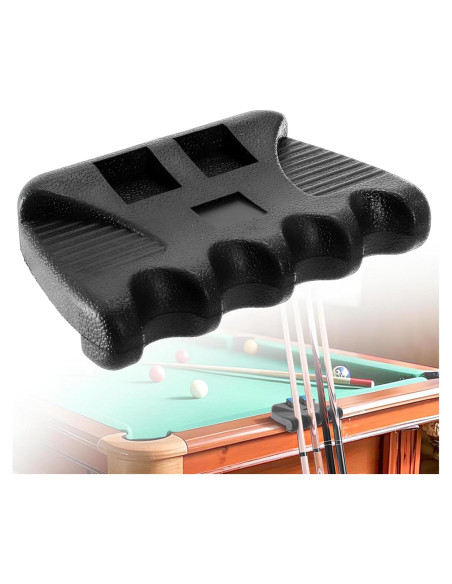 Soporte de Taco de Billar Eorbow 4 Agujeros Portátil Antideslizante