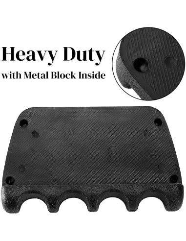 Soporte de Taco de Billar Eorbow 4 Agujeros Portátil Antideslizante