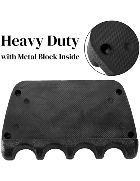 Soporte de Taco de Billar Eorbow 4 Agujeros Portátil Antideslizante