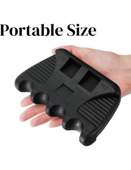 Soporte de Taco de Billar Eorbow 4 Agujeros Portátil Antideslizante