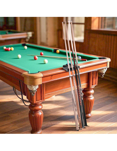 Soporte de Taco de Billar Eorbow 4 Agujeros Portátil Antideslizante