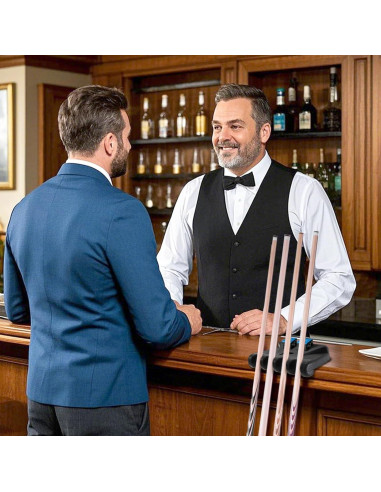 Soporte de Taco de Billar Eorbow 4 Agujeros Portátil Antideslizante