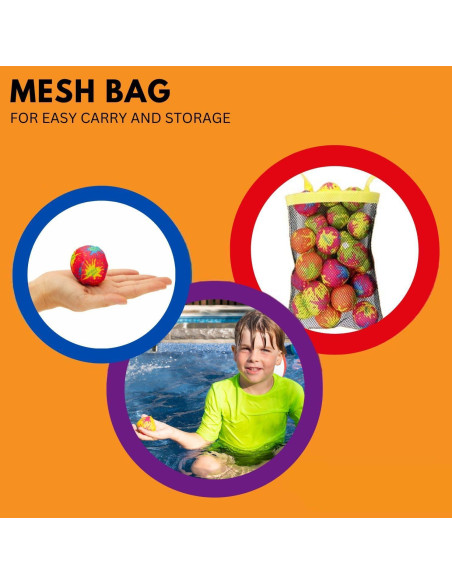 Bolas de Splash Liberty Imports 24 PCS 5.08 cm para Agua