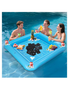 Mesa Flotante Inflable para Piscina Kaiedos 101.6cm Azul Cielo
