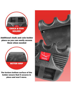 Soporte para Palos de Billar BALIKEN - 3 Palos, Antideslizante 2