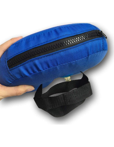 Portavasos Inflable Flotante Human Bobber Azul Grande