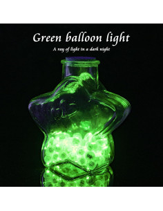 100 Luces de Globo LED Coloridas chzk para Decoración Fiesta 2