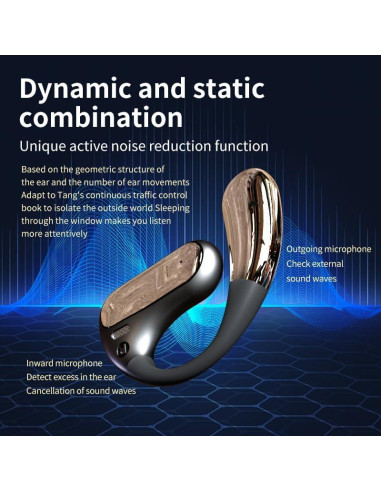 Auriculares Traductores de IA QXC YABUDA Blanco 144 Idiomas