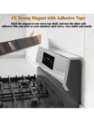 Estante Magnético VANGAYH Ajustable 38.1-76.2 cm para Cocina