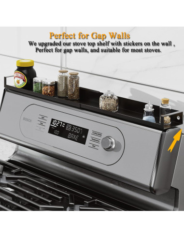 Estante Magnético VANGAYH Ajustable 38.1-76.2 cm para Cocina