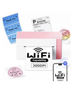 Impresora de Etiquetas Térmicas WiFi Omezizy PM-344-WF 300DPI