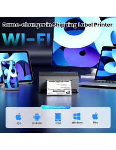 Impresora Térmica de Etiquetas Omezizy PM-249-WF WiFi 4x6 2