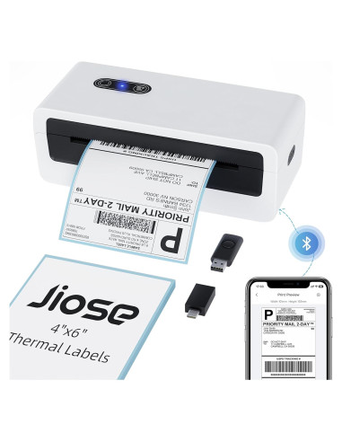 Impresora Térmica de Etiquetas Jiose Bluetooth 4x6 para Envío