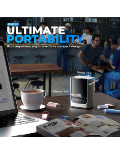 Impresora de Etiquetas Nelko PM220 Bluetooth 2" Portátil 2