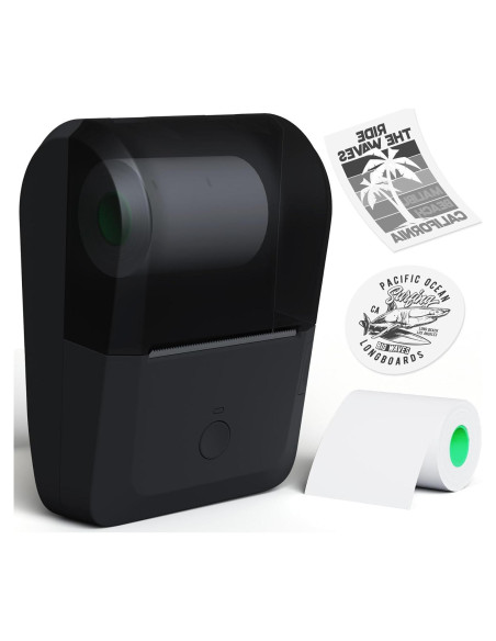 Impresora Térmica de Etiquetas PeriPage PB Gris 5.08 cm