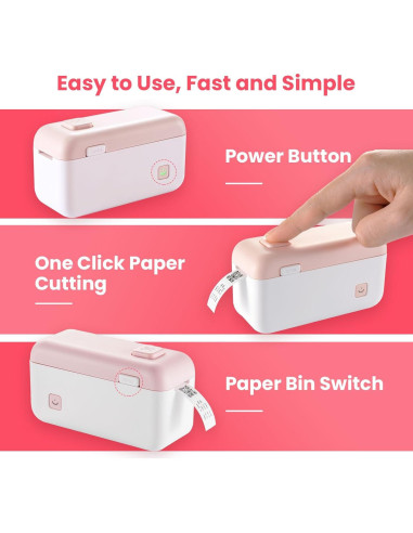 Impresora de Etiquetas Portátil HP4 Bluetooth - 203 DPI