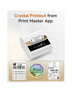 Impresora de Etiquetas Térmicas Phomemo M260 Bluetooth Blanca 2