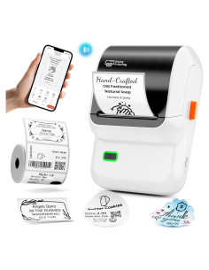 Impresora de Etiquetas Ponek M100 Bluetooth 2" Blanca