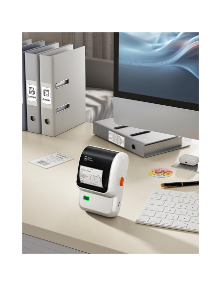 Impresora de Etiquetas Ponek M100 Bluetooth 2" Blanca Impresora de Etiquetas Ponek M100 Bluetooth 2" Blanca