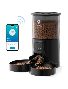 Comedero Automático para Gatos y Perros Pequeños - Control APP WiFi