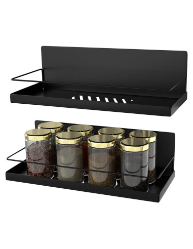 Estante Magnético para Especias HOIDGUB - Paquete de 2, Metal