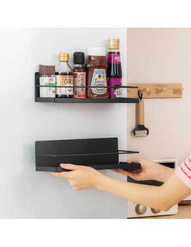 Estante Magnético para Especias HOIDGUB - Paquete de 2, Metal