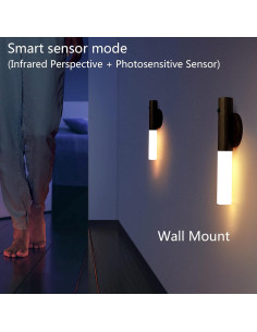 Luz Nocturna LED Chilvane con Sensor de Movimiento Recargable 2
