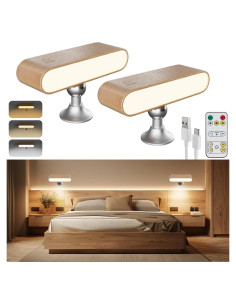 Aplique de Pared Inalámbrico Electight con Control Remoto 360