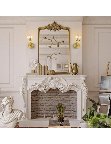 Aplique de Pared HYMELA C03 Recargable Dorado 15x22cm