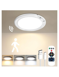 Luz de Techo Recargable Gotopceed con Sensor de Movimiento 19cm