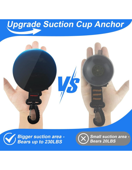 Ventosas de Alta Resistencia HLOGREE con Ganchos - 4 Piezas Ventosas de Alta Resistencia HLOGREE con Ganchos - 4 Piezas